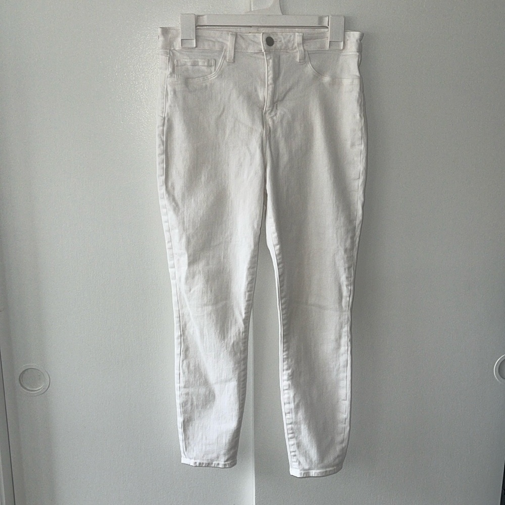 L'AGENCE Margot High-Rise Ankle Skinny Jeans in Blanc Size 29